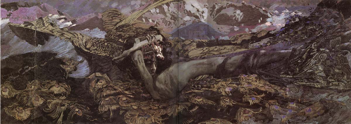 Mikhail Vrubel The Demon cast down